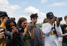 Advanced Digital Photography students from our 2022 Summer Academy honing their photography skills