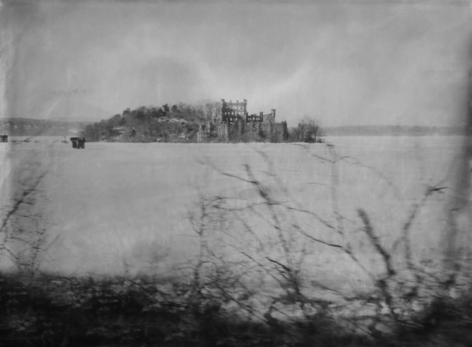 Wet Plate Collodion image of an island - By Jill Enfield