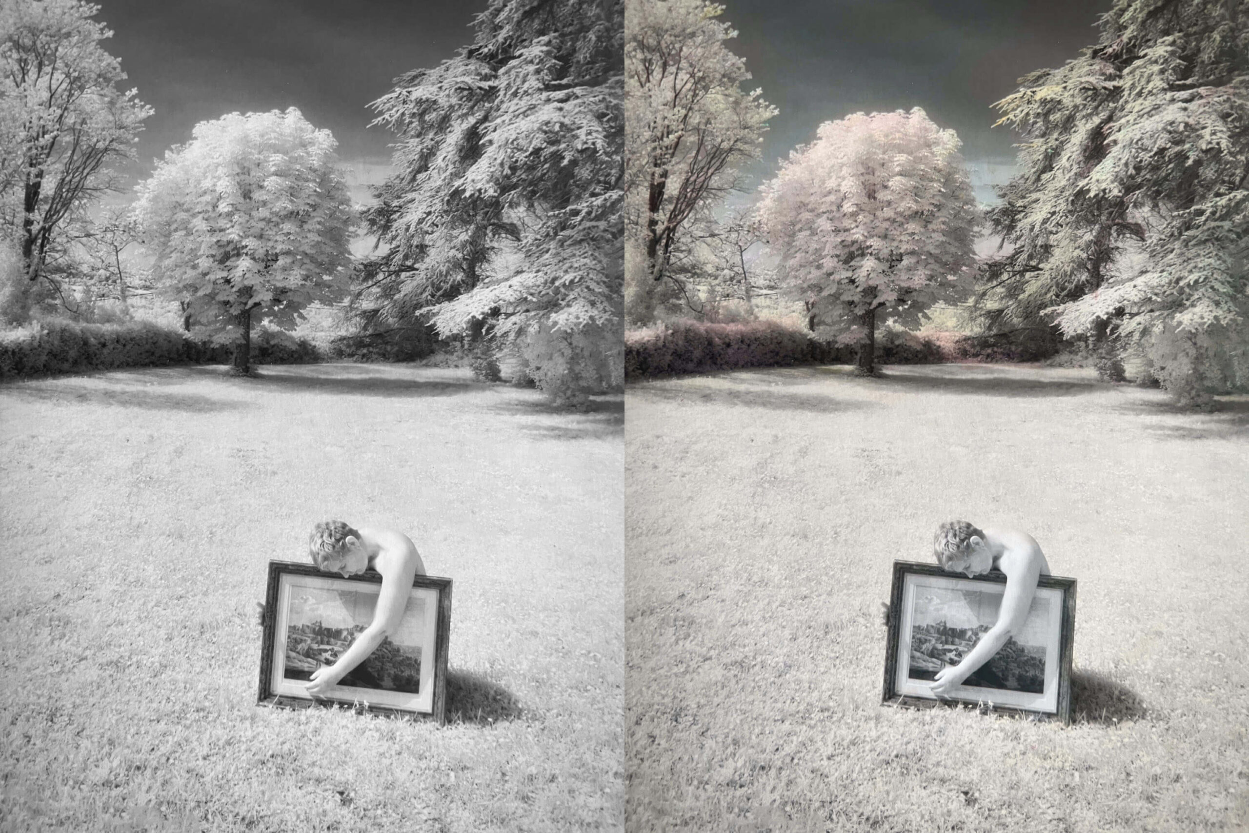 Hand colored photography before and after - by Laurie Klein