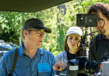 Patrick Cady teaching cinematographer students