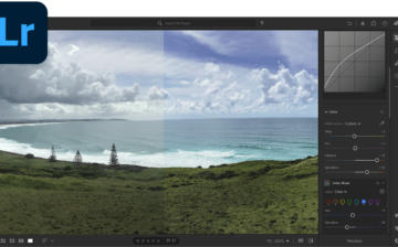 Adobe Lightroom Workshop before and after interface