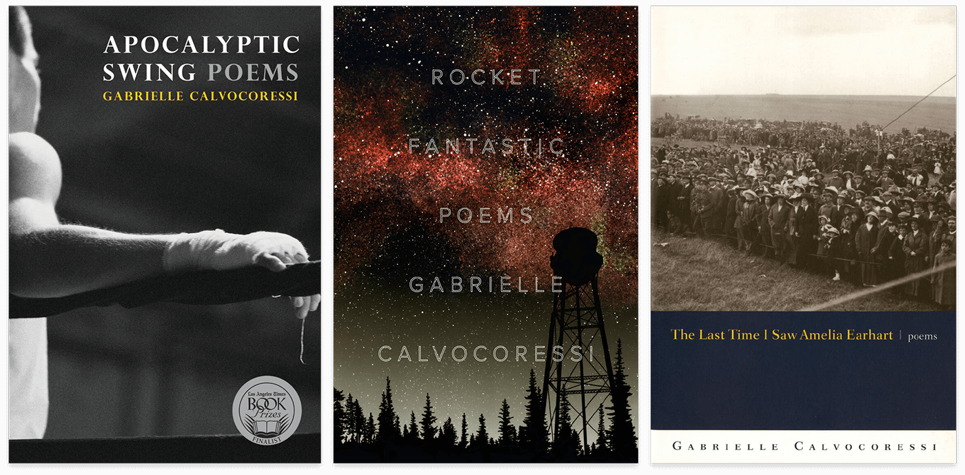 Collection of Gabrielle Calvocressi Poetry Books