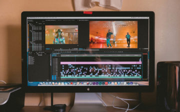 Adobe Premiere editing on a Mac - Photo by Jacob Owens