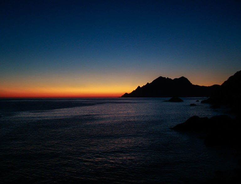 Sunset in France