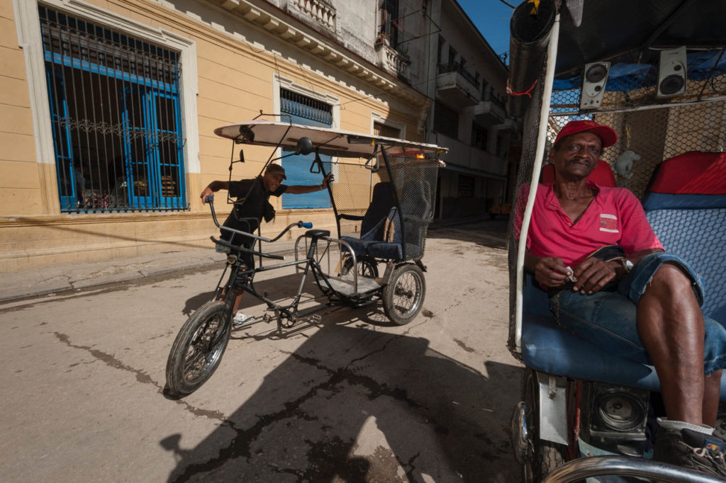 Tricycle Drivers, Havana - By Arlene Collins