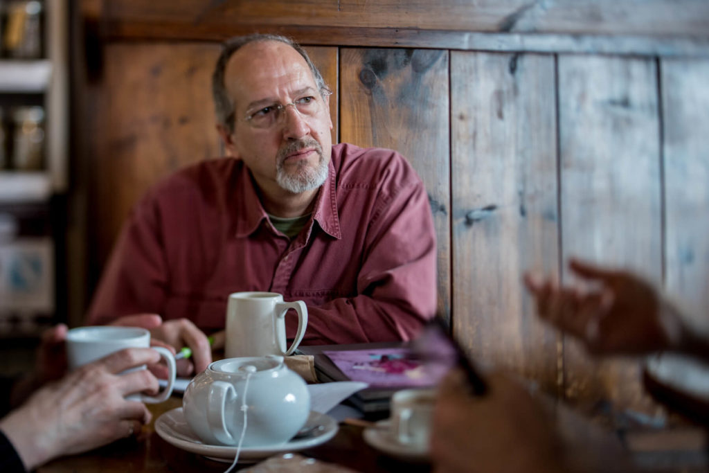 Bob Keyes in conversation - Photo by Sean Alonzo Harris