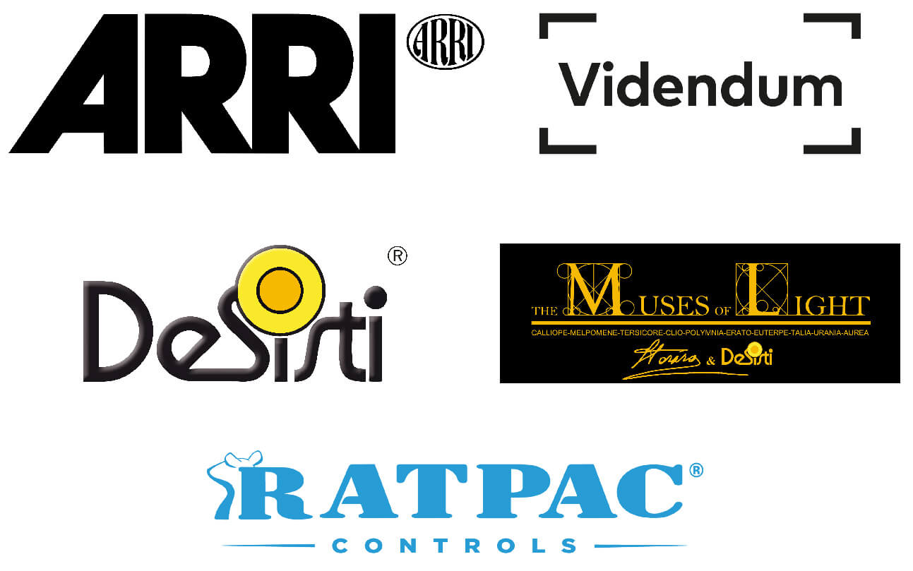 Creative lighting workshop sponsor logos