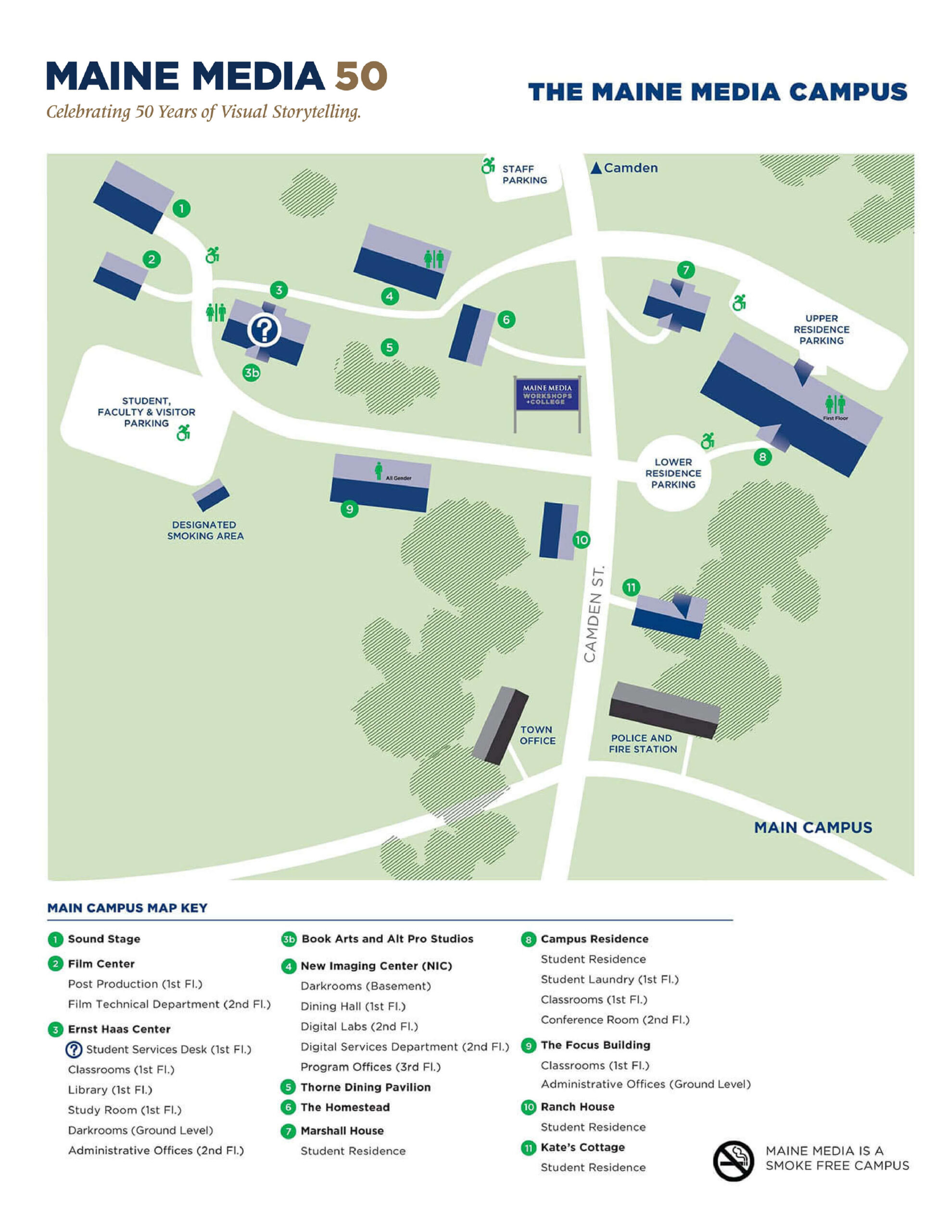 Maine Media Campus Map