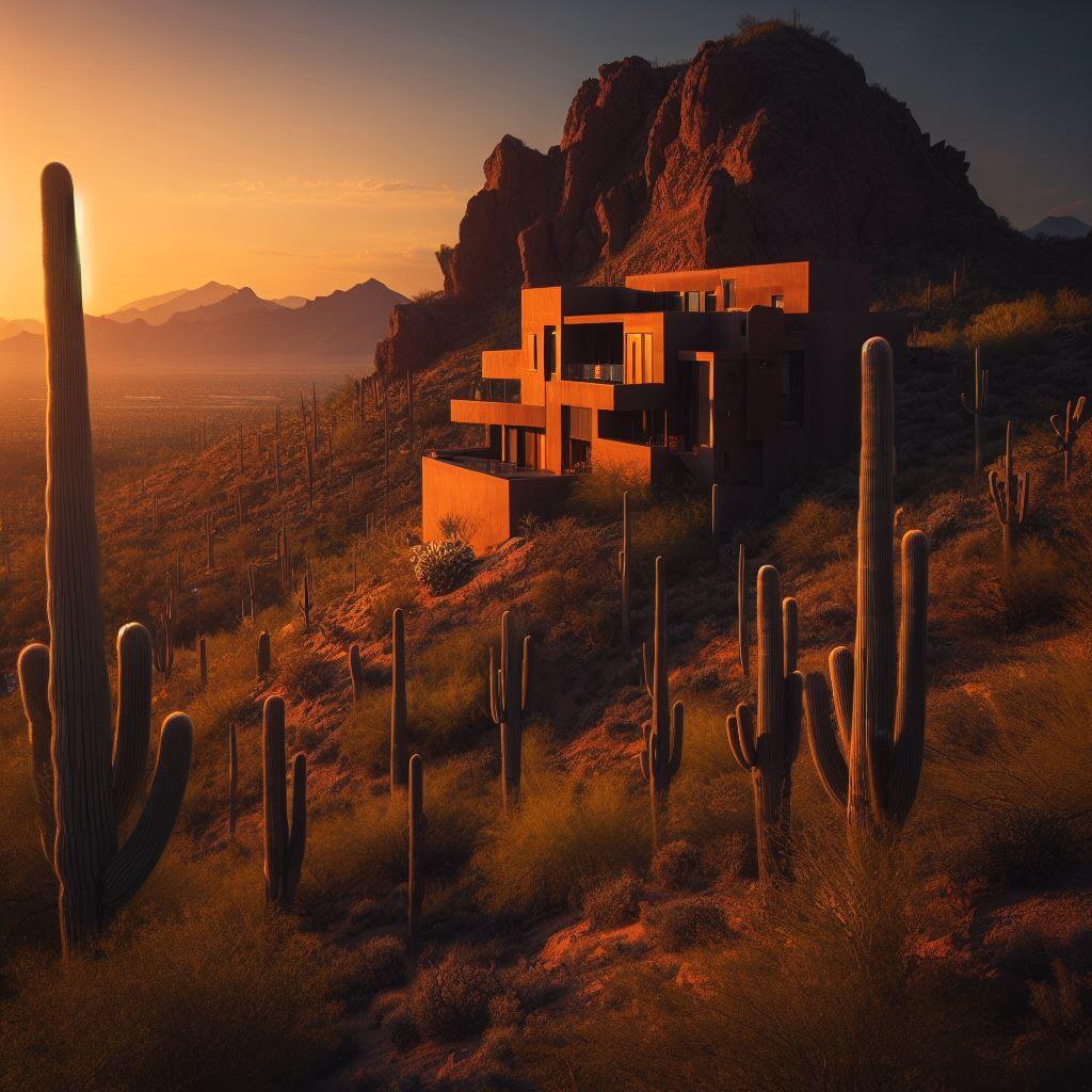 Sonoran Landscape. Image Creator in collaboration with Jane Pirone 2023